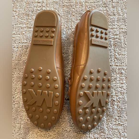 Michael Kors Brown Leather Sutton Moccasin/ Loafers, Comfort, Gold Accents, 9.5M - Picture 8 of 15